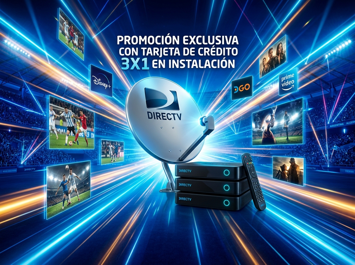 Pack DIRECTV 3x1 en Instalación